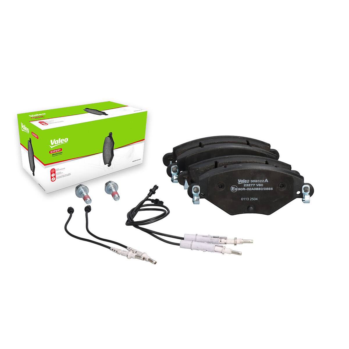 Jeu de 4 plaquettes de frein VALEO ref. 302022A